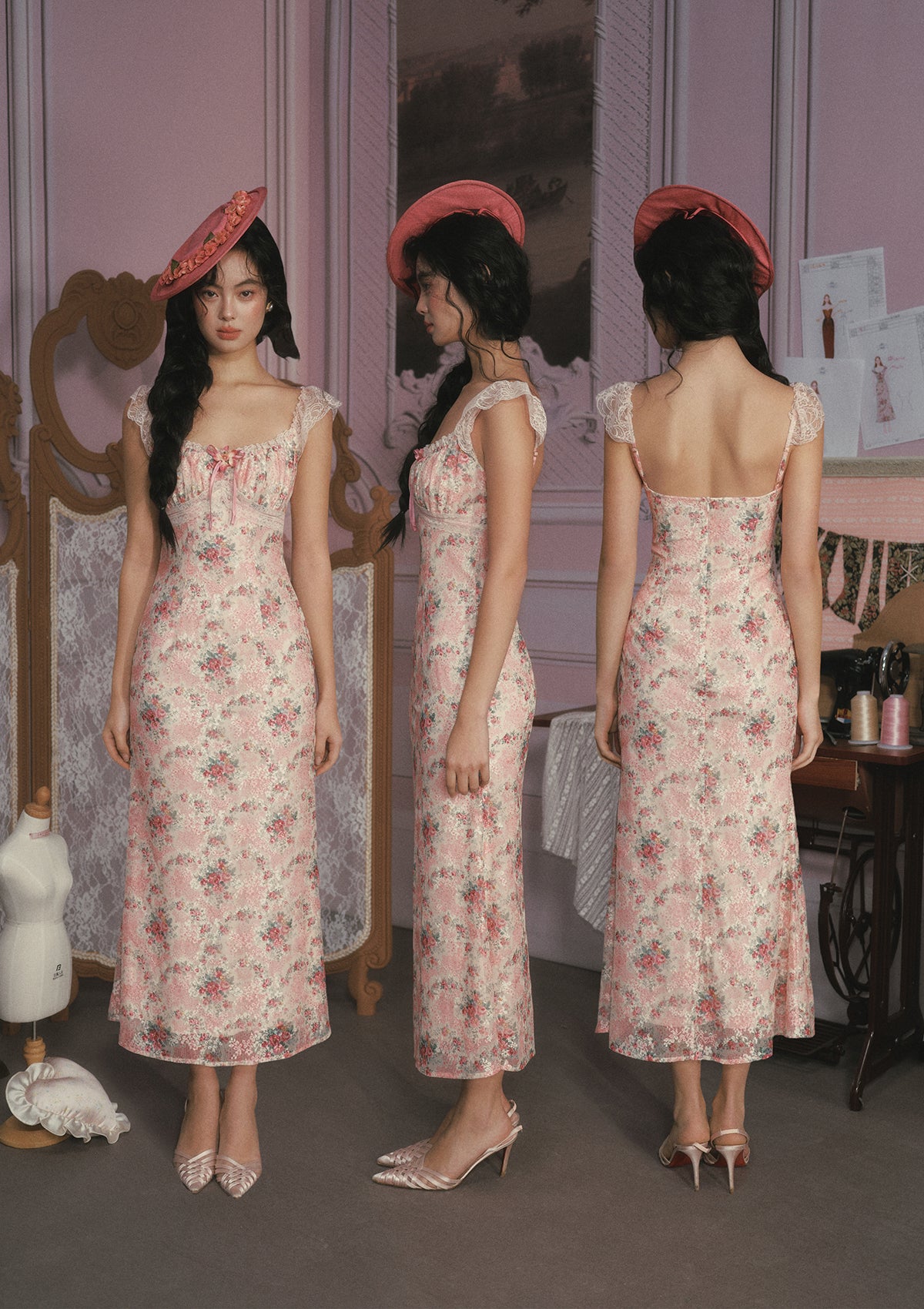 Rose Music Box Dress – LaceMade