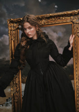 Black&White Warrior Down Coat (Black)