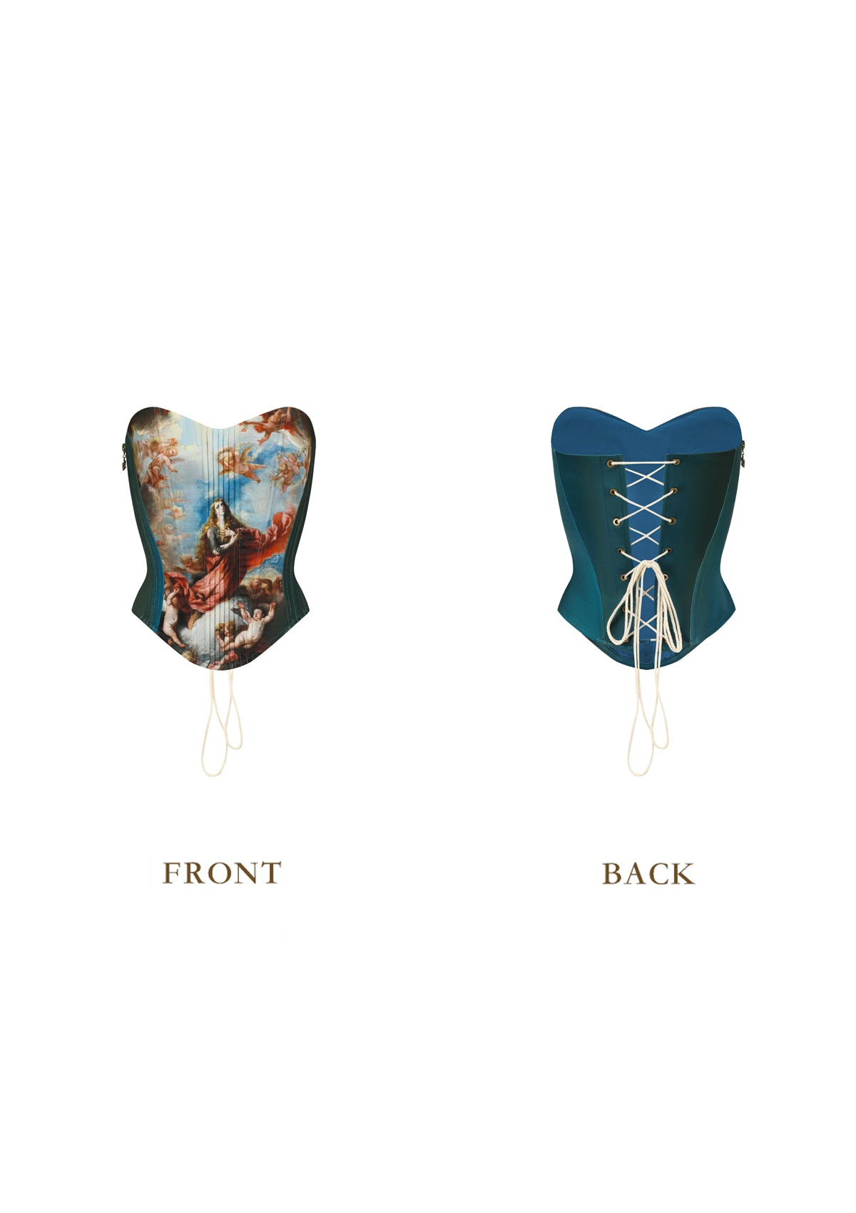レ*ン様 LaceMade レースメイド　「フォレストフェアリー」 Firenze Green Corset – LaceMade