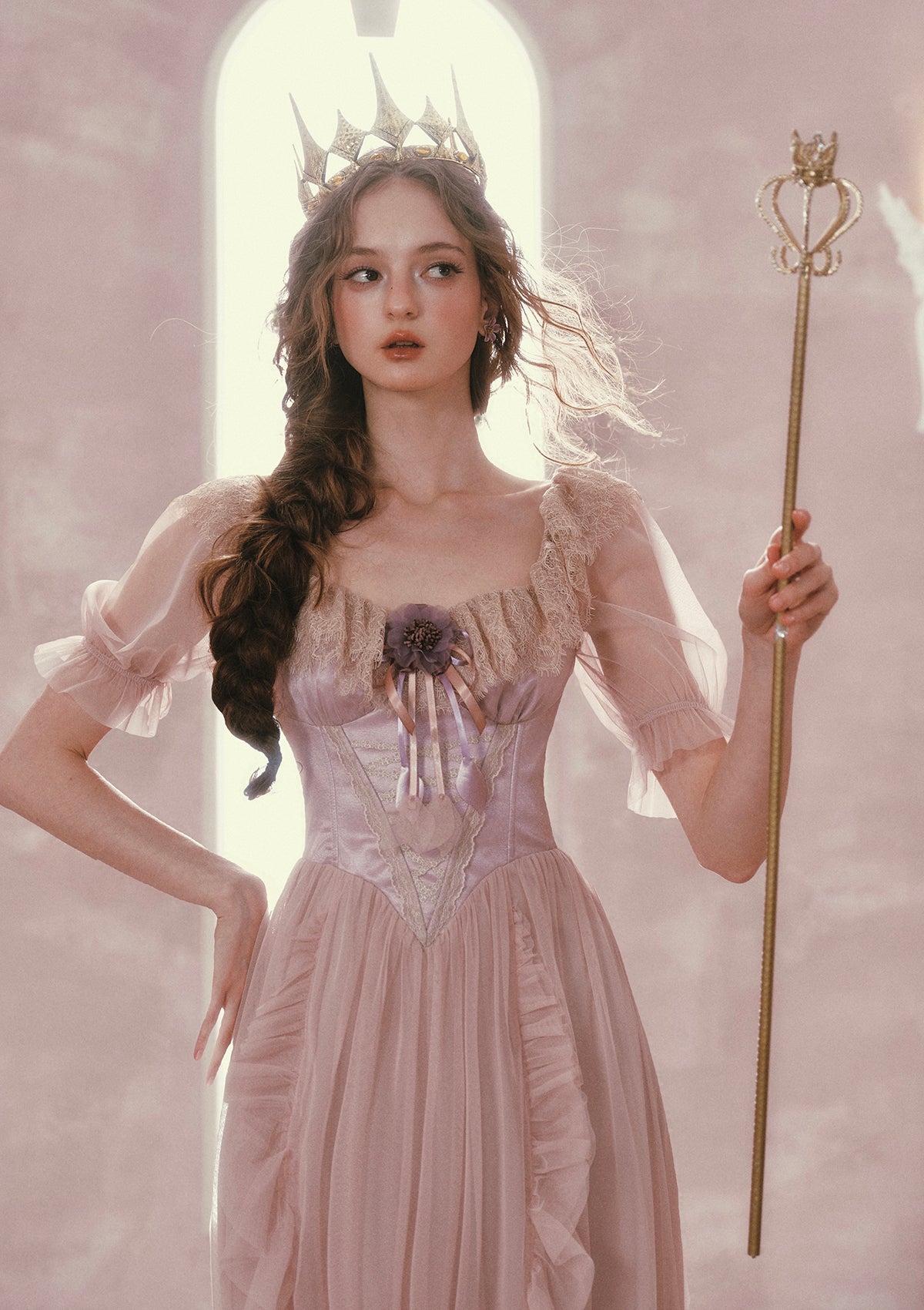 lacemade ワンピース Violet Mandarin Duck Princess Corset Dress – LaceMade