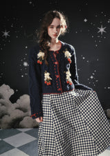 Strawberry Mont Blanc Knit Cardigan