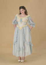 (US Exclusive)Curve & Plus "The skirt of Rila"Corset Dress