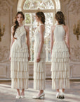 Gilded Feather Fan Corset Dress
