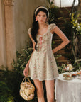 Meadow Vine Corset Dress (Short)
