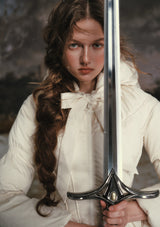 Black&White Warrior Down Coat (White)