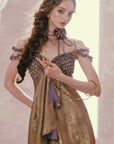 Purple Gold Aria Dress