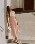 Honeyed Peach Bloom Dress