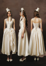 White Coronation Corset Dress