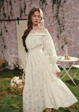 White Camellia Dress