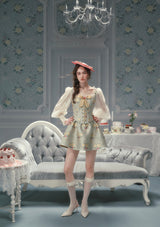 Mary's Garden Poem Corset Dress