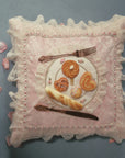 Kissen „Rosen-Teepause“