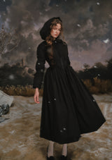 Black&White Warrior Down Coat (Black)