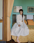 Rose Cape Dress - Beige