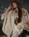 Lacemade "White Horse Princess" white lace dress - Western photoshoot