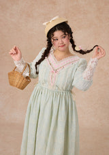 Curve&Plus Outing Straw Hat Dress