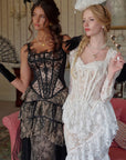 (Long-length)White Feather Looking-Glass Gown