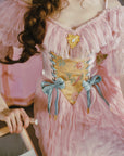 Embroidered Princess Corset Dress