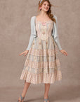 Curve&Plus Girl in Blue Wind Dress