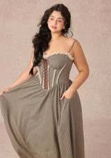 Curve&Plus Bear Date Dress(Long)