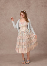 Curve&Plus Strawberry Farm Knit Cardigan(Blue)