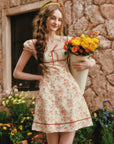 Crimson Berry Rose Dress