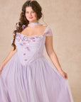 Curve&Plus Ode to Purple Iris Dress