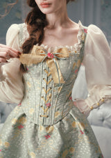 Mary's Garden Poem Corset Dress