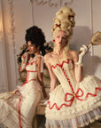 Poem of Bygone Days Puffy Mini Dress
