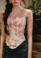 Blazing Sunset Cloud Corset