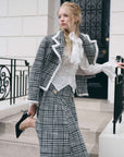 Lundenwic Plaid Tale A-Line Blouse