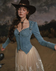 Denim Knight Corset