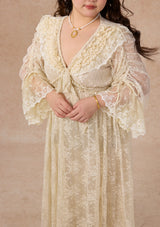 Curve&Plus White Horse Princess Dress