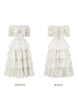 Bloom in Coral Island Corset Dress