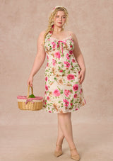 Curve&Plus Corn Poppy Dress(short)