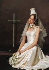 White Coronation Corset Dress