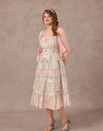 Curve&Plus Strawberry Farm Knit Cardigan(Pink)