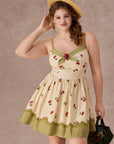 Curve&Plus Wild Cherry Dress(Short)