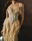 Golden Veil Valkyrie Corset Dress