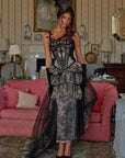 Black Secret Fan Skirt