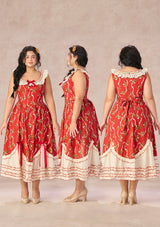 Curve&Plus Teddy Tomato Sauce Dress