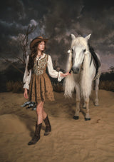 Classical Jialilve Suede Dress