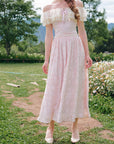 Countryside Florals Velvet Skirt