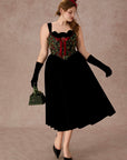 Curve&Plus Smoked Berries Corset Dress