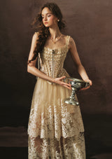 Holy Golden Chalice Corset