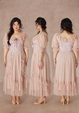 Curve&Plus Violet Mandarin Duck Princess Dress