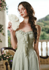 Green Bud Fairy Corset Dress