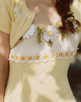 Daisy Journal short Cardigan