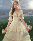 Gilded Invitation Dress(Beige)