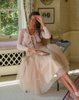 Lundenwic Love Letter Pink Wool Sweater