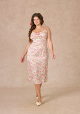 Curve&Plus Rose Mist Path Dress